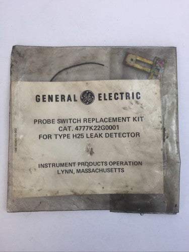 GE 4777K22G0001 PROBE SWITCH REPLACEMENT KIT FOR TYPE H25 LEAK DETECTOR0