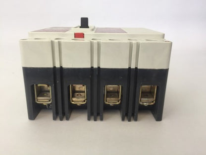 CUTLER HAMMER WESTINGHOUSE FD4100KL MOLDED CASE SWITCH 100A 600VAC 4POLE SER C 2