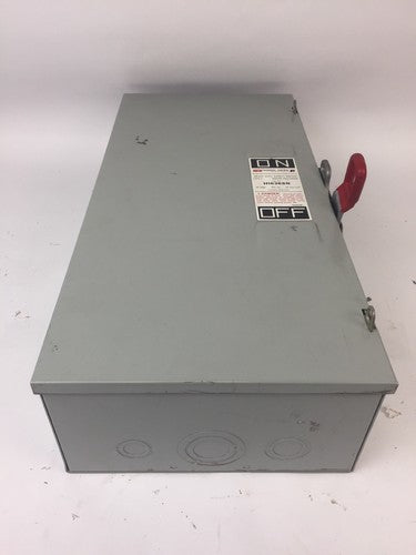 FPE H1636SN FUSIBLE HD SAFETY SWITCH 600VAC 250VDC 60AMP 50HP 3PH 3 POLE TYPE 10