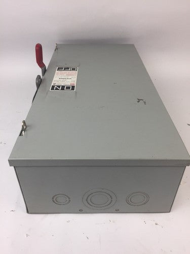 FPE H1636SN FUSIBLE HD SAFETY SWITCH 600VAC 250VDC 60AMP 50HP 3PH 3 POLE TYPE 18