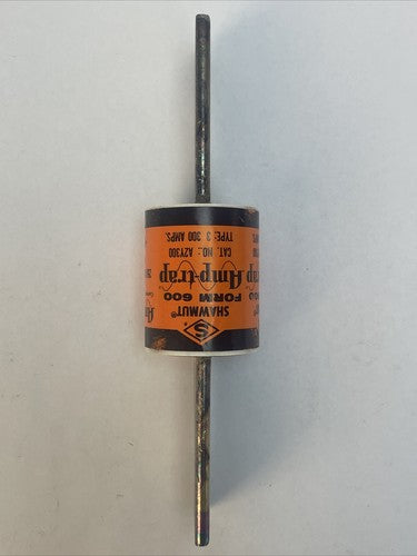 SHAWMUT A2Y300 FORM 600 AMP-TRAP TYPE 3 FUSE 250V 300AMP5