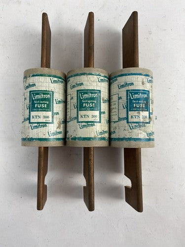 Bussmann Limitron KTNR300 300A 250V Fuse "Lot of 3"0