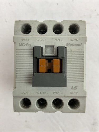 METASOL MC-9a CONTACTOR 600VAC 25A 3PH 7.5HP COIL 120V 50/60HZ0