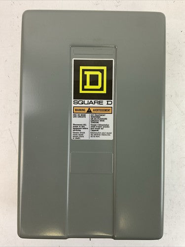 SQUARE D 8502 SDG2V03 SER A AC MAGNETIC NEMA RATED CONTACTOR IN TYPE 1 ENCLOSURE0