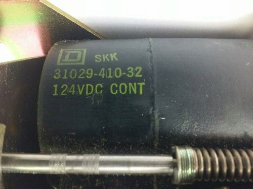 SQUARE D  CLASS 8960 TYPE B0-2, SER. A, 31029-653-60, 8960 B0-2, 112V, 124VDC 4