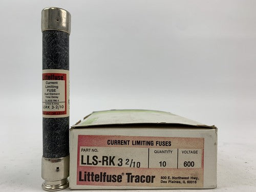 Littlelfuse LLS-RK3 2/10 3 2/10A 600V Fuse "Lot of 10"0