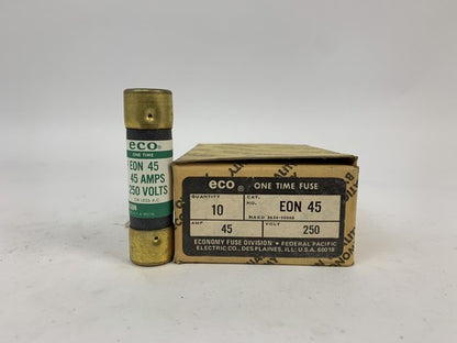 Economy Fuse One-Time EON45 45A 250V Fuse "Lot of 10"0