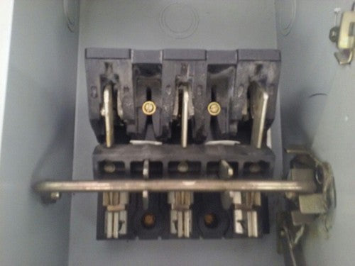 CHALLENGER HD363SNC FUSIBLE SAFETY SWITCH, 100A, 600V, 3PH, 75HP, TYPE 1 INDOOR6