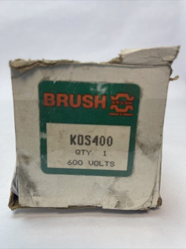 BRUSH KOS400 CLASS K5 ONE TIME FUSE 600VAC 400AMP1