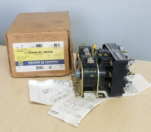 Square D 8965 R05 Series D Hoist Contactor  440-575V 50-60Hz0