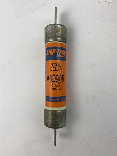 Gould Shawmut Amp-trap 2000 & Amp-trap II A6D90R 90A 600V Fuse "Lot of 5"1