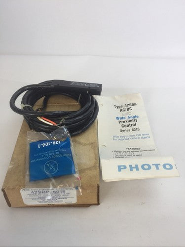 PHOTOSWITCH 42SRP-6015 WIDE ANGLE PROXIMITY CONTROL OUTPUT 300MA 132V INPUT0