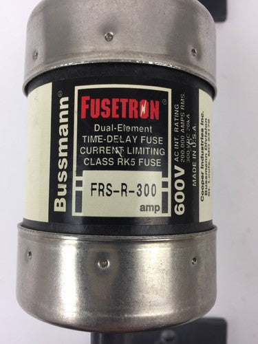 BUSSMAN FUSTRON FRS-R-300 600 V 300 AMP0
