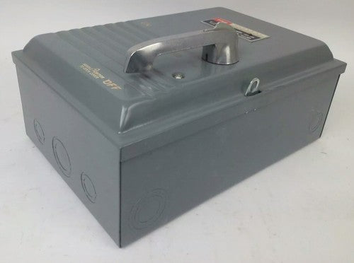 FPE 1622 1622R TYPE A FUSIBLE SAFETY SWITCH 3P, 60A, 240V, 3 WIRE, 2 BLADES 7