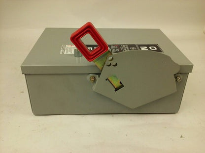 GE THN2261JDC H.D. SAFETY SWITCH 30A,600/250VDC, MODEL 10, TYPE 1,5,12 ENCLOSURE7