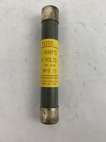 Economy Fuse RFS25 25A 600V Fuse "Lot of 10"2