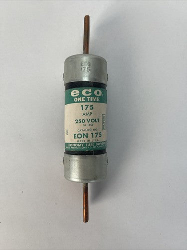 ECONOMY EON 175 ONE-TIME FUSE 175AMP 250VAC (LOT OF 2)0