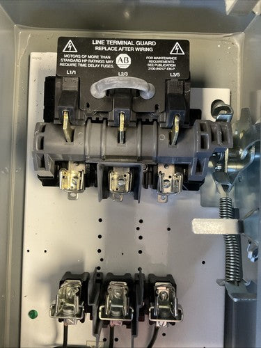 ALLEN BRADLEY 512-AJB-6P-24R COMBINATION STARTER SIZE 0 TYPE 3R, 4, 128