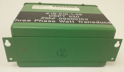 OHIO SEMITRONIC, GW5-022E AC WATT TRANDUCER, 3PH, 3W, TWO ELEMENT, 0-150V, 0-20A6
