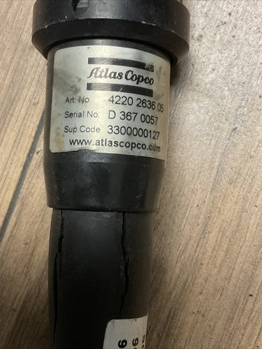 ATLAS COPCO ETV ST61-50-10 655/min 1200W 200VAC NUTRUNNER W/ 4220 2636 05 CABLE1