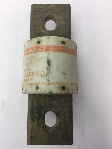 GOULD SHAWMUT AMPTRAP A50P800 FUSE 800 AMP 500 VOLTS TYPE 4 FORM 1010