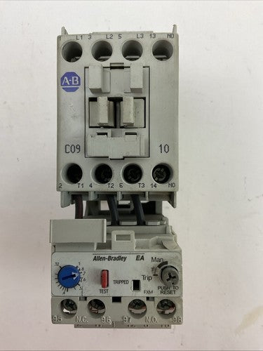 ALLEN BRADLEY STARTER (100-C09E*10 COIL 24VDC + 193-EA1CB 0.32-1.0A)0