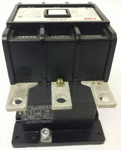 ABB EH160 CONTACTOR, 3PH, 3P BREAKING, 600V, 50-150H.P., 190A, 24V COIL, NEW7
