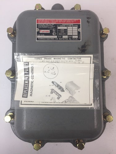 FURNAS 40CF35HAD4 THREE PHASE CONTACTOR 600VAC 20A COIL 110-120V 220-240V 60HZ2