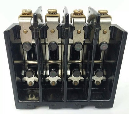 ALLEN BRADLEY Z-31950 CONTACTS, 4P, BUL 700 TYPE BR, MISSING ONE SET OF CONTACTS2