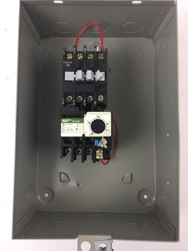 SPRECHER + SCHUH CA3-12 CONTACTOR CT3-12 OVERLOAD RELAY WITH ENCLOSURE RESET 6