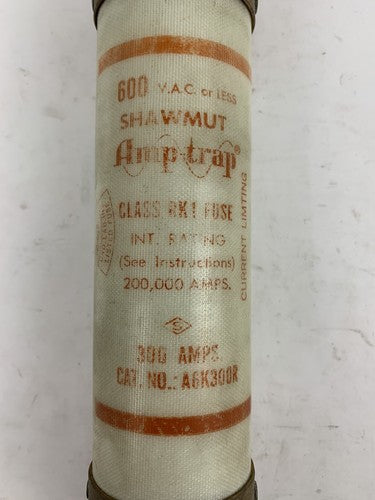 Shawmut Amp-trap A6K300R 300A 600V Fuse1