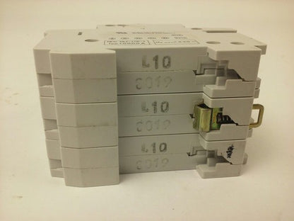ABB, S253, L 10A, CIRCUIT BREAKER, Nr.15, 3P, 220/380VAC, MAX 240VAC, NEW, S25