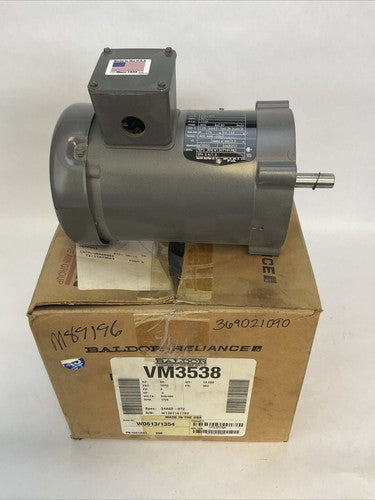 BALDOR RELIANCE VM3538 INDUSTRIAL MOTOR 0.5HP 230/460V 2/1AMP 1725RPM0