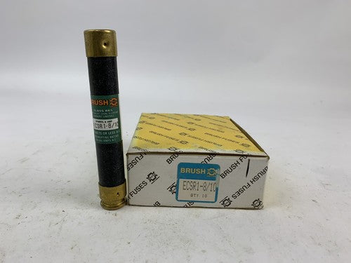 Brush Reliance Time-Delay Dual-Element ECSR1-8/10 1 8/10A 600V Fuse "Lot of 10"0