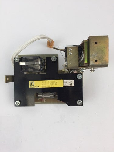 SQUARE D S3SC120AC2 CIRCUIT BREAKER SHUNT TRIPS 10A 120VAC 50/60HZ0