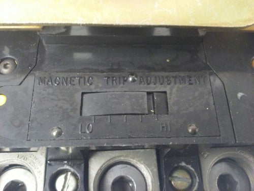 SQ. D LAL36250-1021 CIRCUIT BREAKER SHUNT TRIP,3P,250A,600V,MAG. TRIP 1250-2500A6