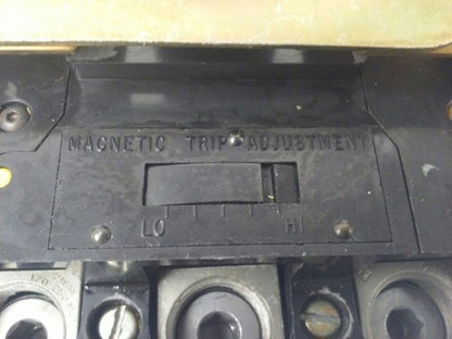 SQ. D LAL36250-1021 CIRCUIT BREAKER SHUNT TRIP,3P,250A,600V,MAG. TRIP 1250-2500A6