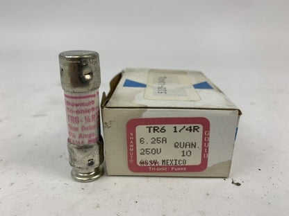Gould Shawmut Tri-Onic TR6 1/4R 6 1/4A 250V0