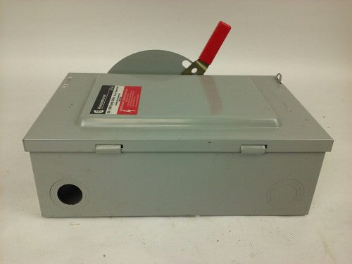 POWER MASTER, G322NFK, SAFETY SWITCH, 60A, 3 POLE, 240V, NON FUSIBLE, USED7