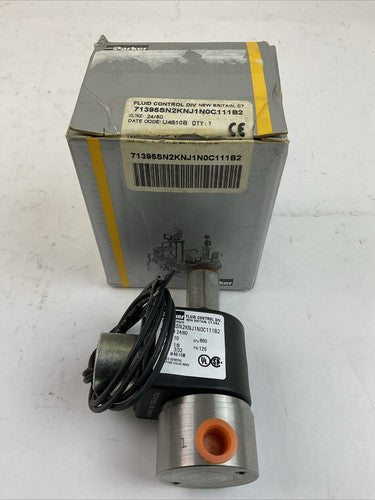 PARKER 71395SN2KNJ1N0C111B2 SOLENOID VALVE 24V 60HZ 860KPa 10WATTS 125PSI0