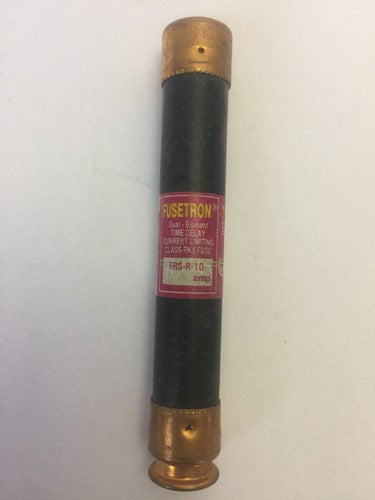 BUSSMAN FRS-R-10 FUSE 10AMPS 600VAC CLASS RK5 DUAL ELEMENT (LOT OF 4) 0