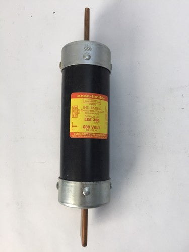 ECONOMY FUSE LES 350 ECON-LIMITER TIME DELAY DUAL ELEMENT FUSE 600VAC 350AMP0