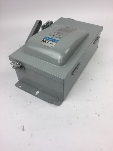 GOULD ITE NF251H VACU-BREAK SWITCH W/CLAMPMATIC CONTACTS 600 VAC 30 AMP 1 PHASE3