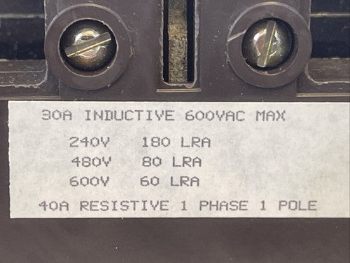 JOSLYN CLARK DP3C304-24 DEFINITE PURPOSE CONTACTOR A77-309027A-3 600VAC COIL 24V3