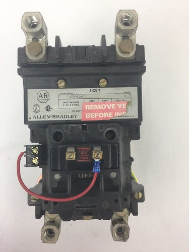 ALLEN BRADLEY 500F-D0D920 AC CONTACTOR 115-120V 60HZ 110V 50HZ SIZE 3 90 AMP 1
