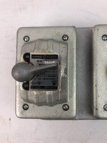 GE CR101Y400P MANUAL MOTOR STARTER SWITH.3