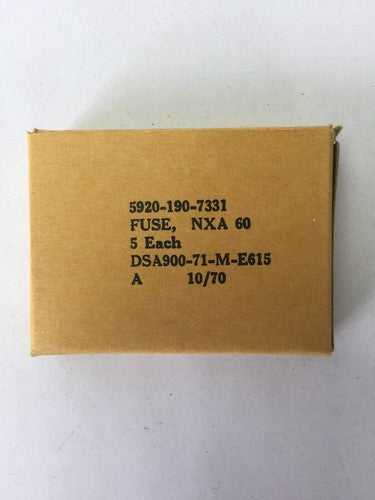 BUSS NXA 60 FUSE 60 AMP (BOX OF 5)0