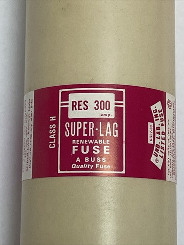 BUSSMAN RES300 SUPER-LAG RENEWABLE FUSE 300AMP 600VAC2