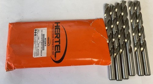 HERTEL 15/32 85703619 118DEG BRITE HIGH SPEED JOBBER DRILL BIT ***LOTOF6***0