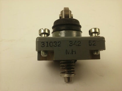 SQUARE D 31032-342-52 TOP ROLLER PLUNGER LIMIT SWITCH HEAD CLASS 9007  2